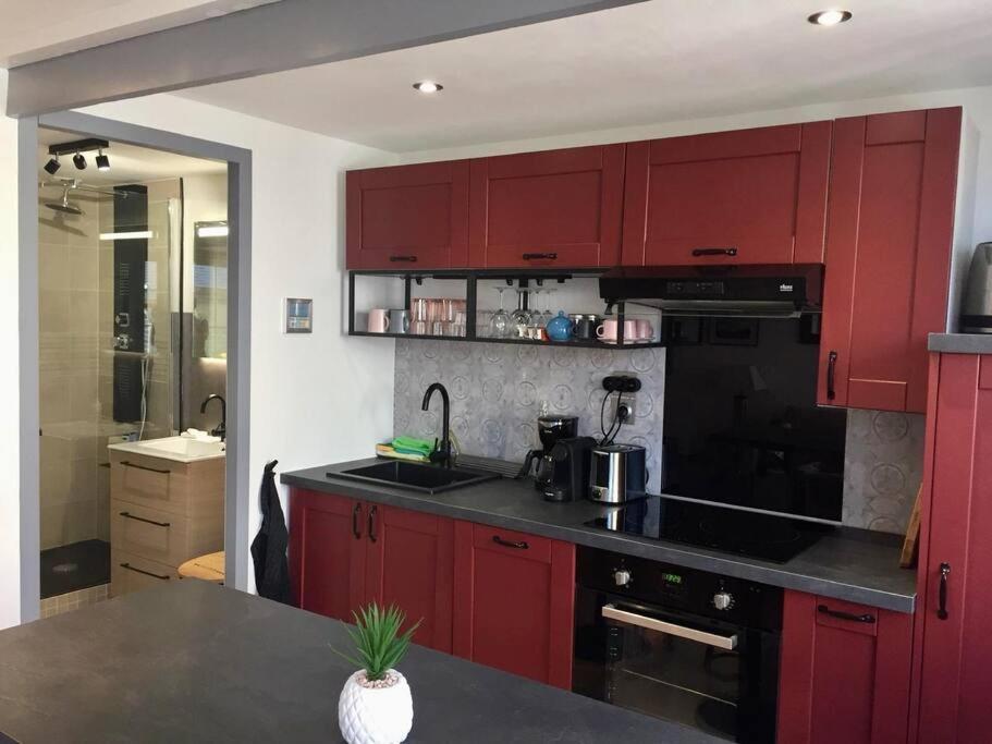 Appartement Duplex Cosy Au Calme A 50M De La Plage อูลกัท ภายนอก รูปภาพ